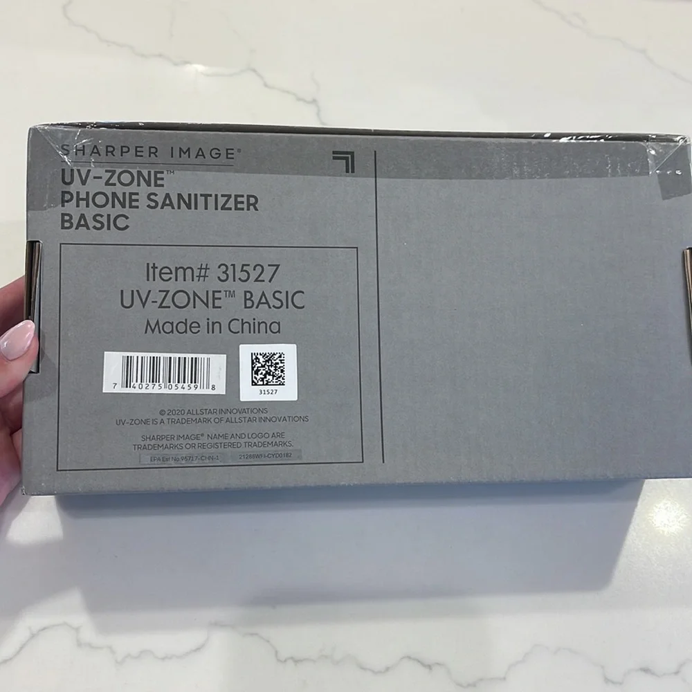 NWT Sharper Image UV Zone Phone Sanitizer - Picture 2 of 3